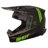 Casca motocross  SHOT Furious Army Green Matt