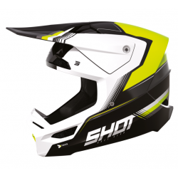 Casca motocross pentru copii Shot Furious Tracer Neon Yellow Glossy Casca motocross pentru copii Shot Furious Tracer Neon Yellow Glossy