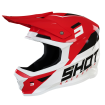 Casca motocross SHOT Furious Chase Red White Glossy thumb