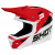 Casca motocross SHOT Furious Chase Red White Glossy thumb