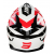 Casca motocross SHOT Pulse Revenge White Red Black Glossy thumb