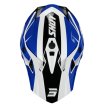 Casca motocross SHOT Pulse Revenge White Blue Black Glossy thumb