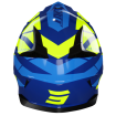 Casca motocross SHOT Pulse Revenge Navy Neon Yellow Blue Glossy thumb