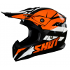 Casca motocross SHOT Pulse Revenge Black Orange White Glossy