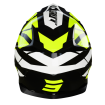 Casca motocross SHOT Pulse Revenge Black Neon Yellow White Glossy thumb