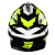 Casca motocross SHOT Pulse Revenge Black Neon Yellow White Glossy Casca motocross SHOT Pulse Revenge Black Neon Yellow White Glossy thumb
