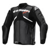 Geacă de piele ALPINESTARS ATEM V5 BLACK/WHITE