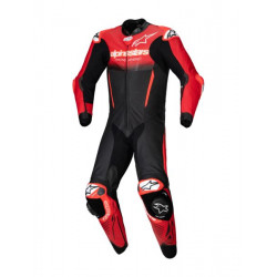 Combinezon din piele ALPINESTARS GP-R7 1-PC BLK/RD