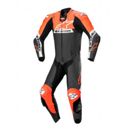 Combinezon din piele ALPINESTARS Missile Ward 1pc Black/Fluo Red Combinezon din piele ALPINESTARS Missile Ward 1pc Black/Fluo Red