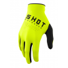 Manusi motocross  SHOT Raw Neon Yellow