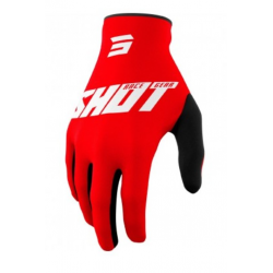 Manusi motocross  SHOT Burst Red