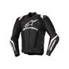 Geacă de piele ALPINESTARS Missile V3 Ignition BLACK/WHITE