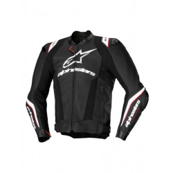 Geacă de piele ALPINESTARS Missile V3 Ignition BLACK/WHITE Geacă de piele ALPINESTARS Missile V3 Ignition BLACK/WHITE