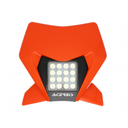 Masca cu far ACERBIS VSL KTM EXC/EXC-F 2024 Orange
