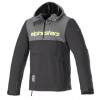 Geaca moto  ALPINESTARS SHERPA HOODIE BLACK/GREY/FLUO