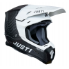 Casca motocross Just1 J-22 C Frontier Black/White/Carbon Matt