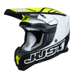 Cască Motocross  Just1 J-22 F Dynamo Fluo Yellow/White/Black 