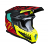 Casca motocross  Just1 J-22 F Falcon Fluo Red/Yellow/Black 