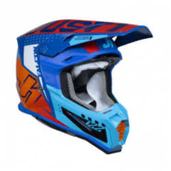 Casca motocross Just1 J-22 F Falcon Orange/Blue