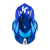Motocross casca Just1 J-18 F Hexa White/Blue thumb
