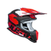 Casca motocross  Just1 J-18 F Hexa White/Fluo Red/Black thumb