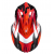 Casca motocross  Just1 J-18 F Hexa White/Fluo Red/Black thumb