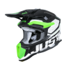 Motocross casca Just1 J-18 F Hexa Green Fluo/White/Titanium thumb