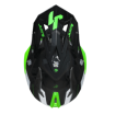 Motocross casca Just1 J-18 F Hexa Green Fluo/White/Titanium thumb