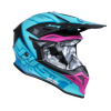 Casca motocross  Just1 J-39 Thruster Petrol Blue/Fuxia Black