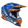 Casca motocross  Just1 J-39 Thruster White/Fluo Orange/Blue