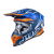Casca motocross  Just1 J-39 Thruster White/Fluo Orange/Blue thumb