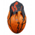 Casca motocross  Just1 J-39 Poseidon Fluo Orange/Red/Black  thumb
