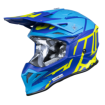Casca motocross Just1 J-39 Poseidon Fluo Yellow/Blue thumb
