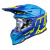 Casca motocross Just1 J-39 Poseidon Fluo Yellow/Blue thumb