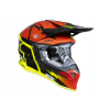 Casca motocross  Just1 J-39 Poseidon Fluo Yellow/Red  Black