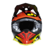Casca motocross  Just1 J-39 Poseidon Fluo Yellow/Red  Black thumb