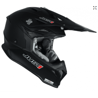 Casca motocross Just1 J-39 Solid Black Matt