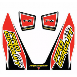 Sticker pentru sistemul de evacuare PROCIRCUIT EXHAUST STICKER KIT T-6 Sticker pentru sistemul de evacuare PROCIRCUIT EXHAUST STICKER KIT T-6