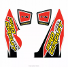 Sticker  pentru sistemul de evacuare PROCIRCUIT EXHAUST STICKER KIT T-6
