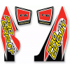 Sticker pentru sistemul de evacuare PROCIRCUIT EXHAUST STICKER KIT T-6