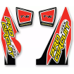 Sticker pentru sistemul de evacuare PROCIRCUIT EXHAUST STICKER KIT T-6 thumb