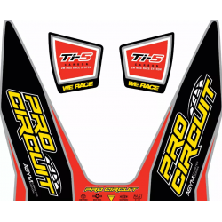 Autocolant de evacuare  PROCIRCUITEXHAUST STICKER KIT TI-5