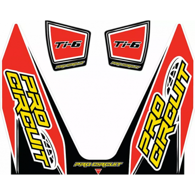 Stiker PROCIRCUIT EXHAUST STICKER KIT TI-6