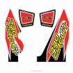 Stiker pentru sistem de evacuare  PROCIRCUIT EXHAUST STICKER KIT TI-6 thumb
