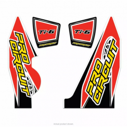 Stiker pentru sistem de evacuare  PROCIRCUIT EXHAUST STICKER KIT TI-6