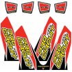Stiker pentru sistem de evacuare ACERBIS EXHAUST STICKER KIT TI-6 thumb