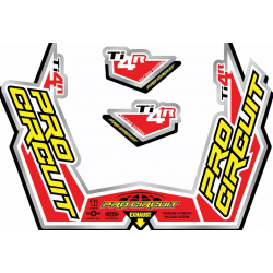 Stiker PROCIRCUIT EXHAUST STICKER KIT TI4-R Stiker PROCIRCUIT EXHAUST STICKER KIT TI4-R