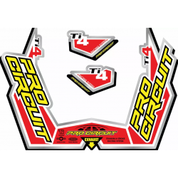 Autocolant de evacuare PROCIRCUIT EXHAUST STICKER KT TI4-GP Autocolant de evacuare PROCIRCUIT EXHAUST STICKER KT TI4-GP