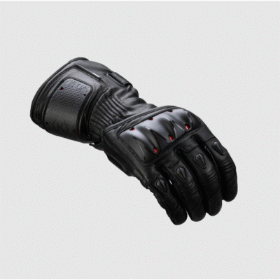 Manusi de piele  KNOX Oulton MK2 – Black/Red