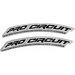 Autocolant  PROCIRCUIT FRT FNDR DECAL WWW.-BLK